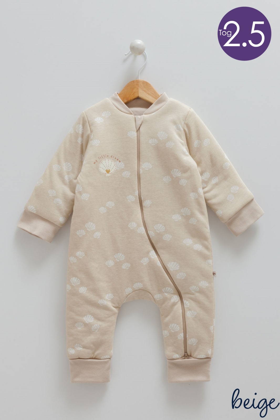 Caramell Sweet Dream Sleep Suit Bag - Shells 2.5 Tog