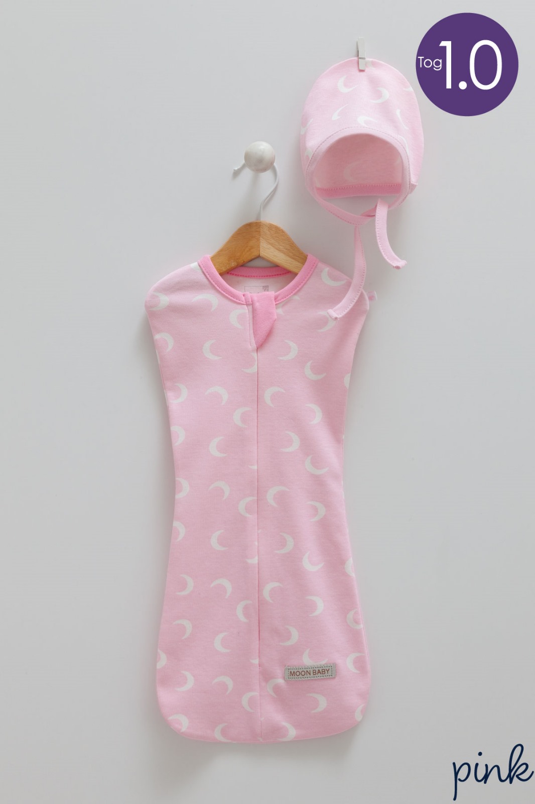 Caramell Sweet Dream Swaddle and Hat - Moon