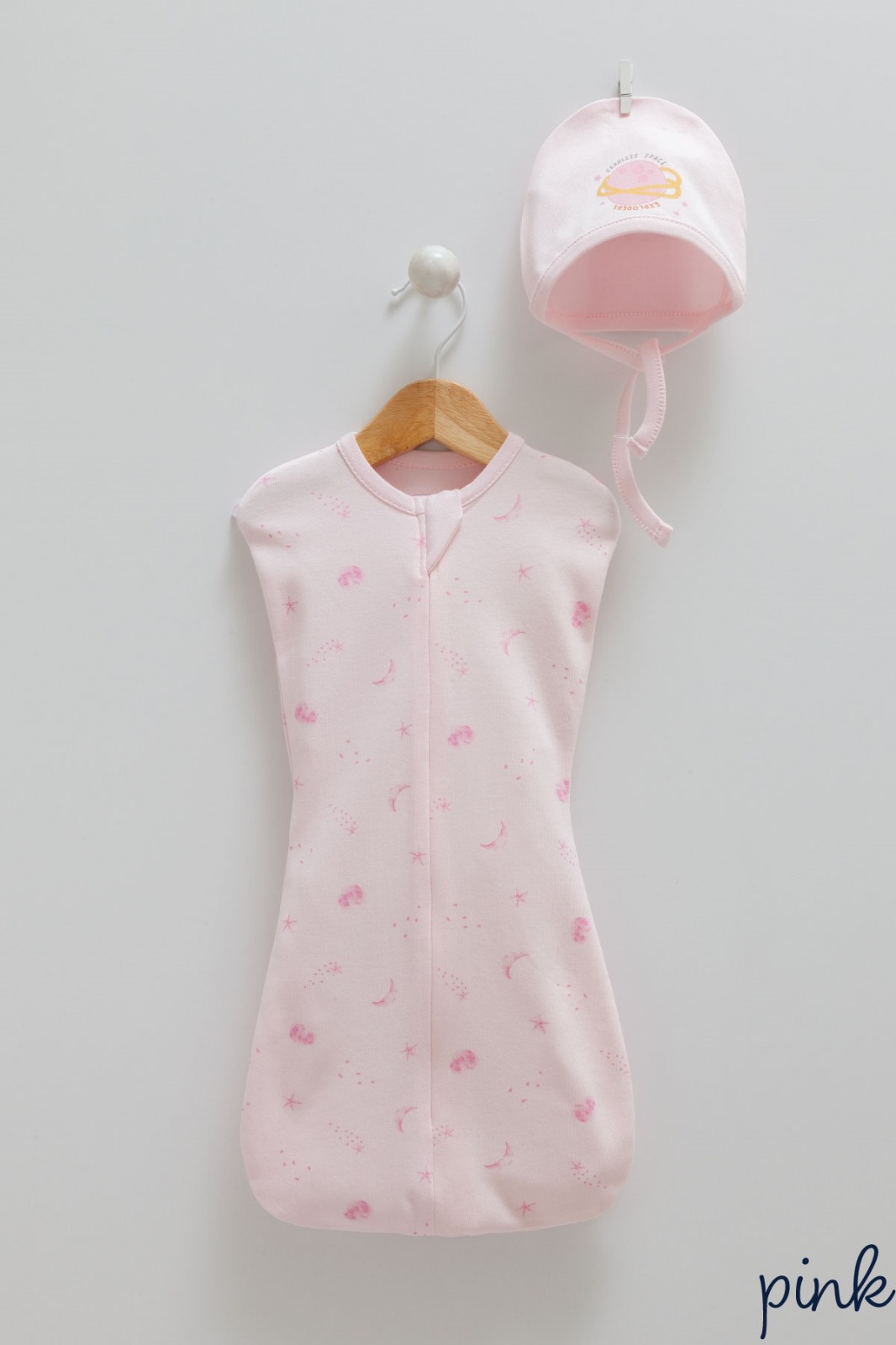 Caramell Sweet Dream Swaddle and Hat - Space