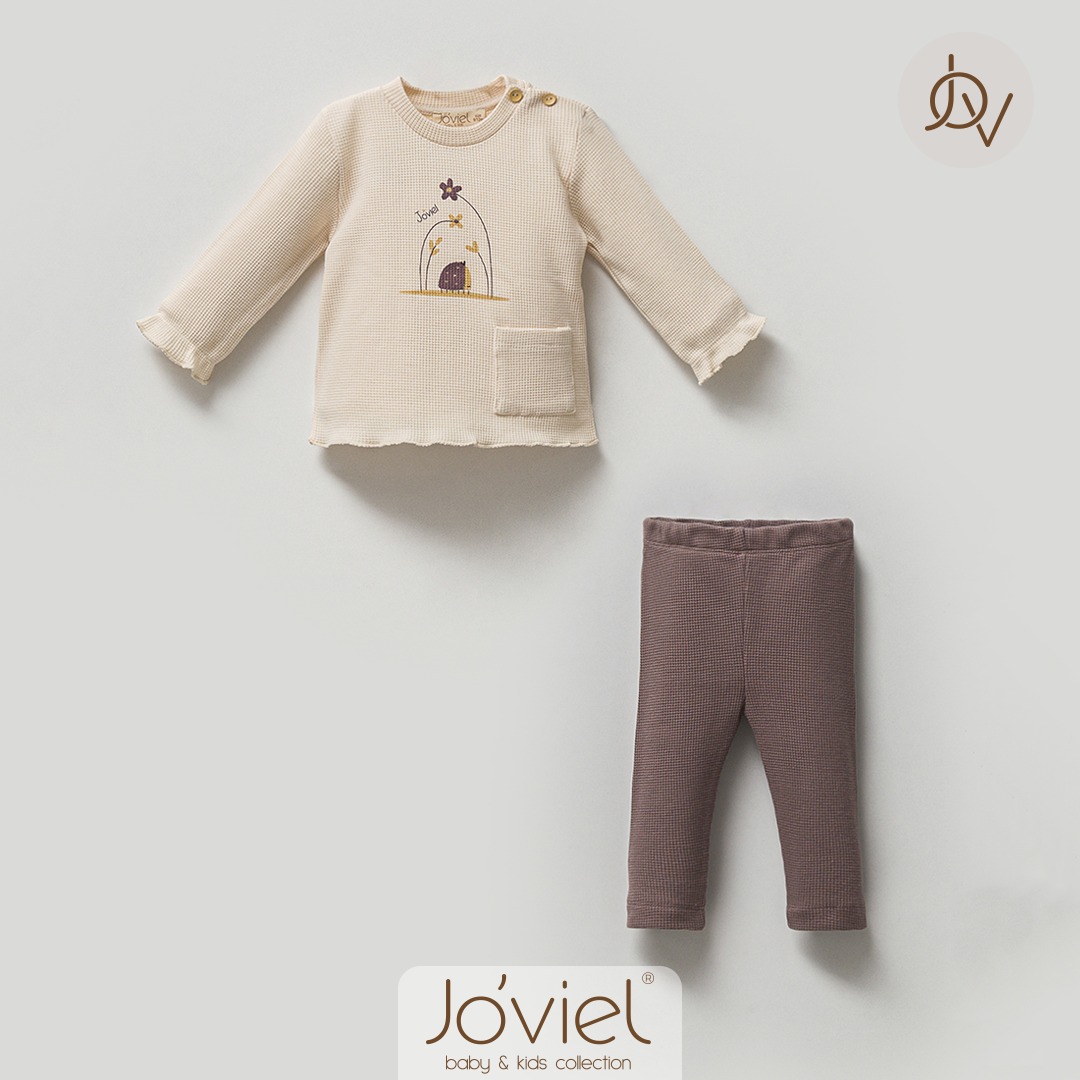 JOVIEL Baby & Kids Collection - Baby Trousers and Long Sleeve T-Shirt Set