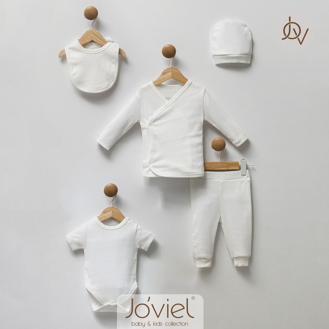 JOVIEL Baby & Kids Collection - 5-Pack of Newborn Baby Clothes Set