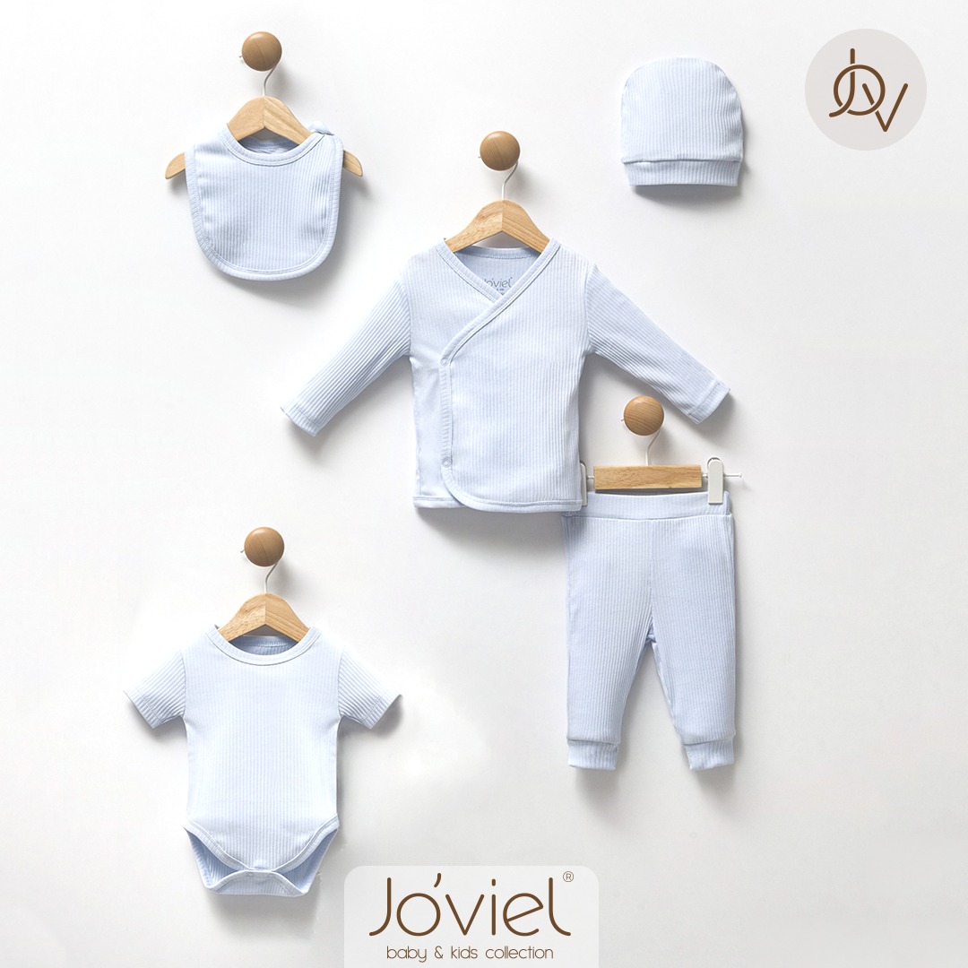 JOVIEL Baby & Kids Collection - 5-Pack of Newborn Baby Clothes Set