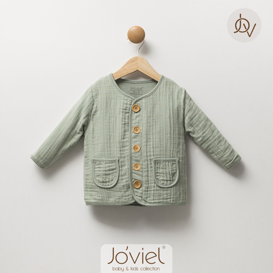 JOVIEL Baby & Kids Collection - Baby Muslin Cardigan