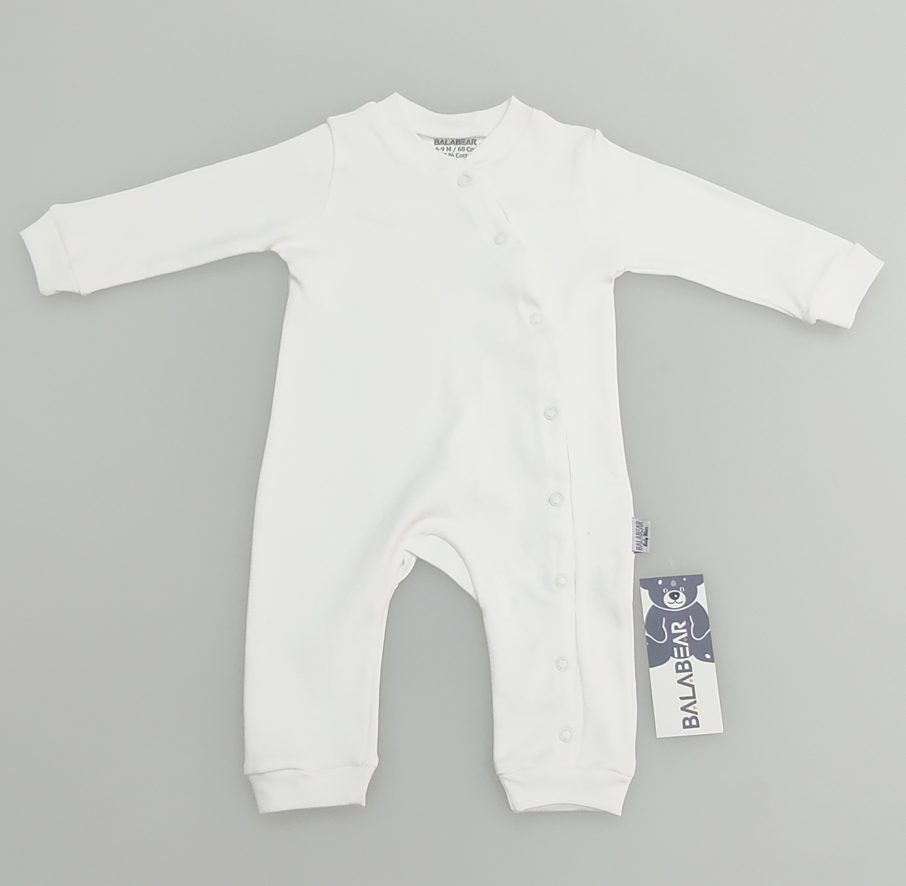 BalaBear Baby Snap-Closure Footless Romper