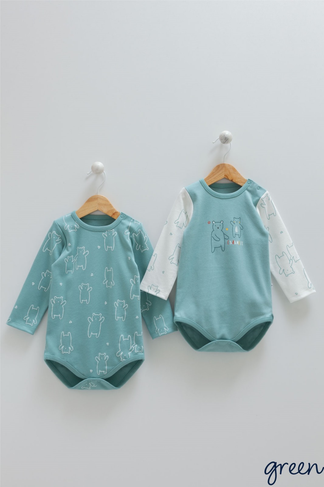 Caramell Bear Friends Baby Bodysuit