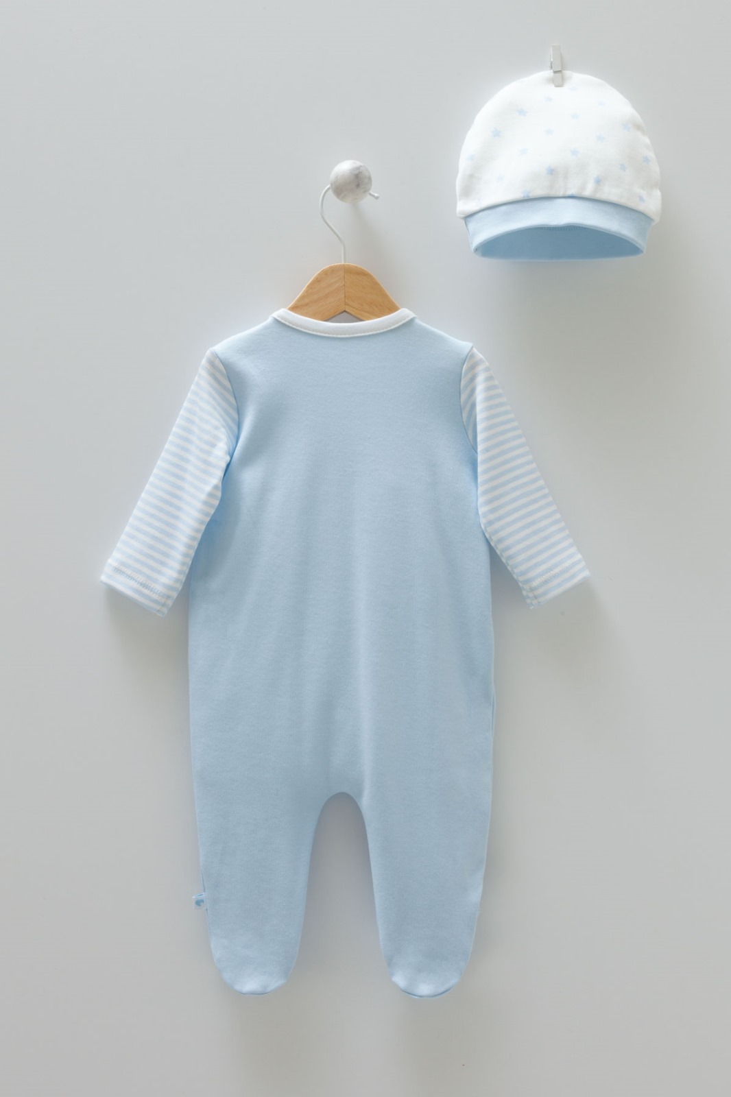 Caramell Star Bear Series Baby Sleepsuit