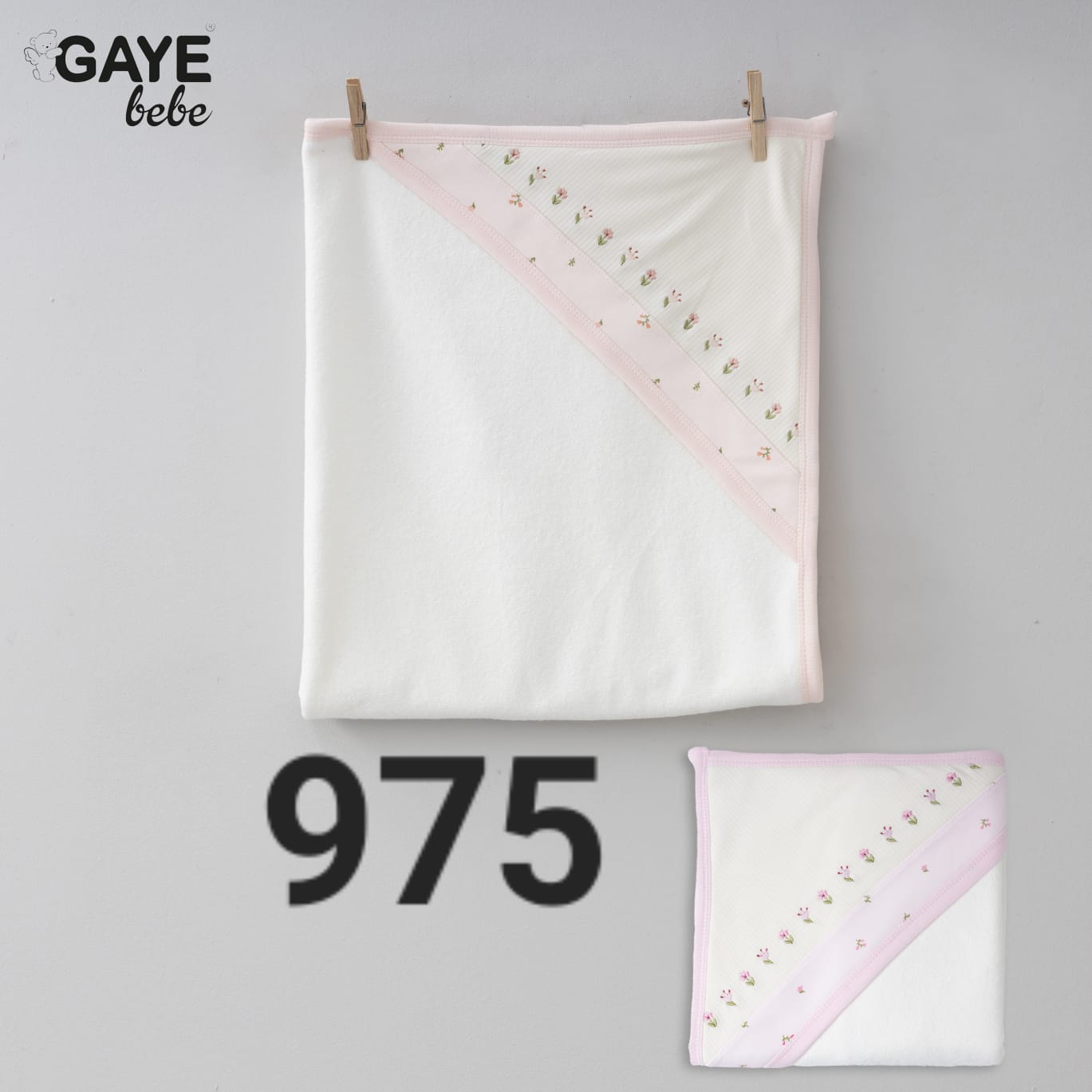 Gaye Bebe Baby Bath Towel