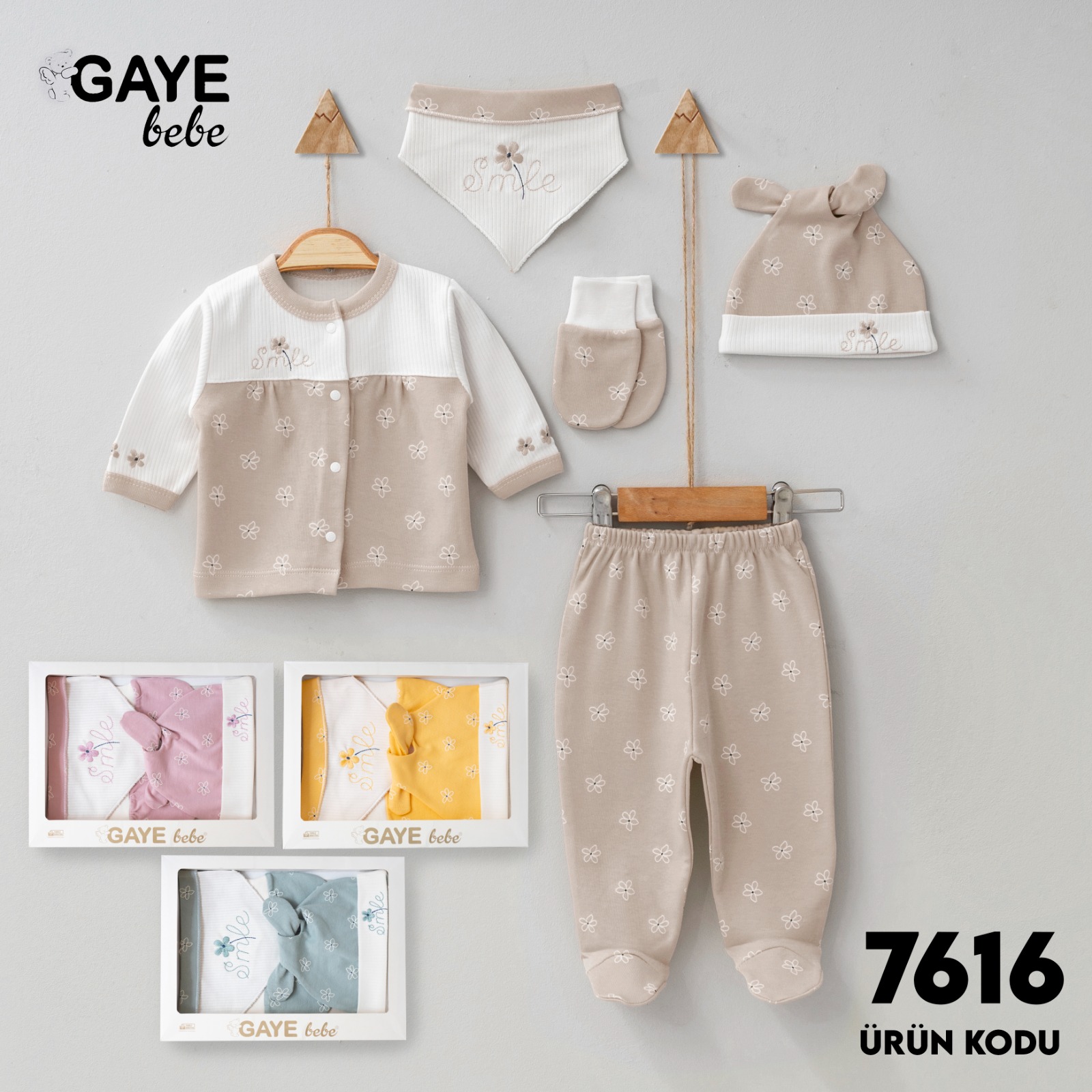 Gaye Bebe 5-Pack of Baby Clothes Set