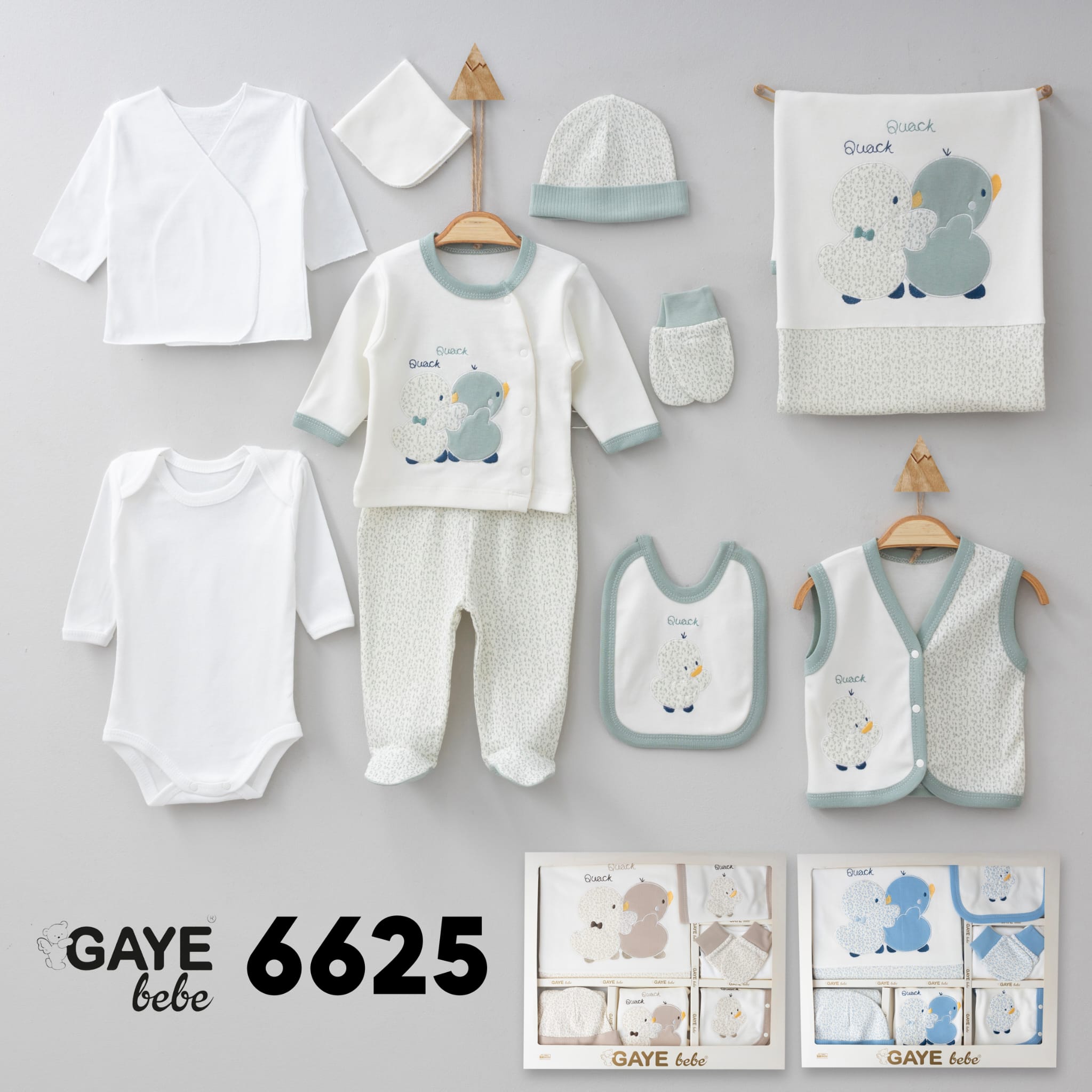 Gaye Bebe 10-Pack of Newborn Baby Hospital Set