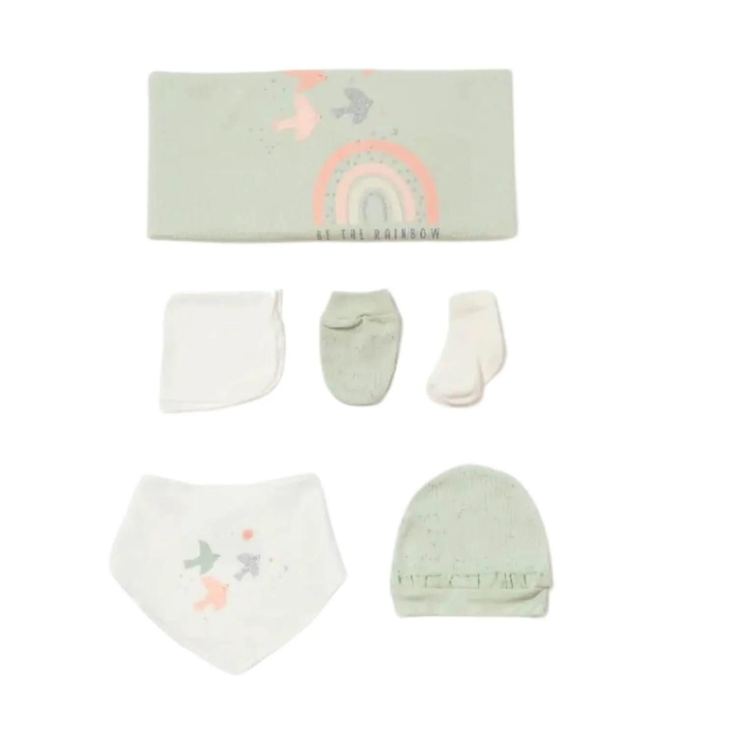 Bibaby Organic Tiny Birds 10'Piece Newborn Hospital Set