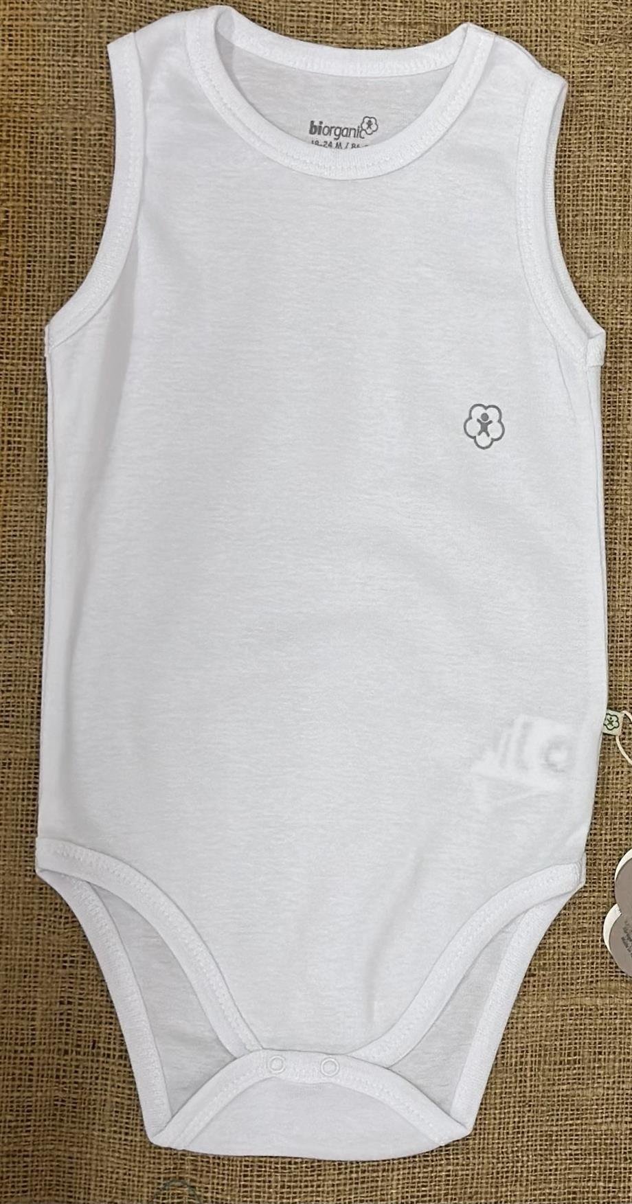 Bibaby-Biorganic Basic Sleeveless Bodysuit