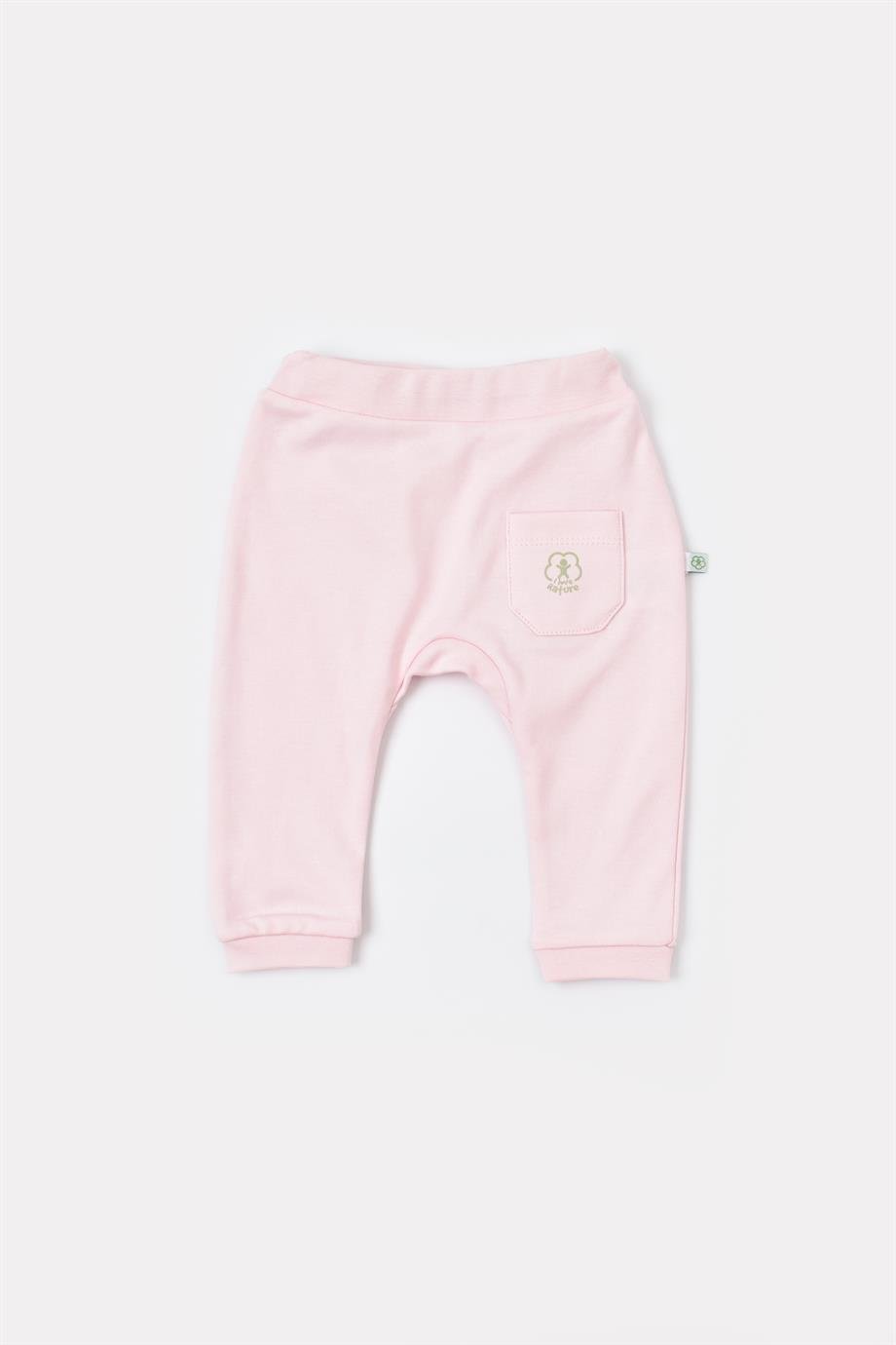 Bibaby-Biorganic Basic Nature Footless Baby Trousers