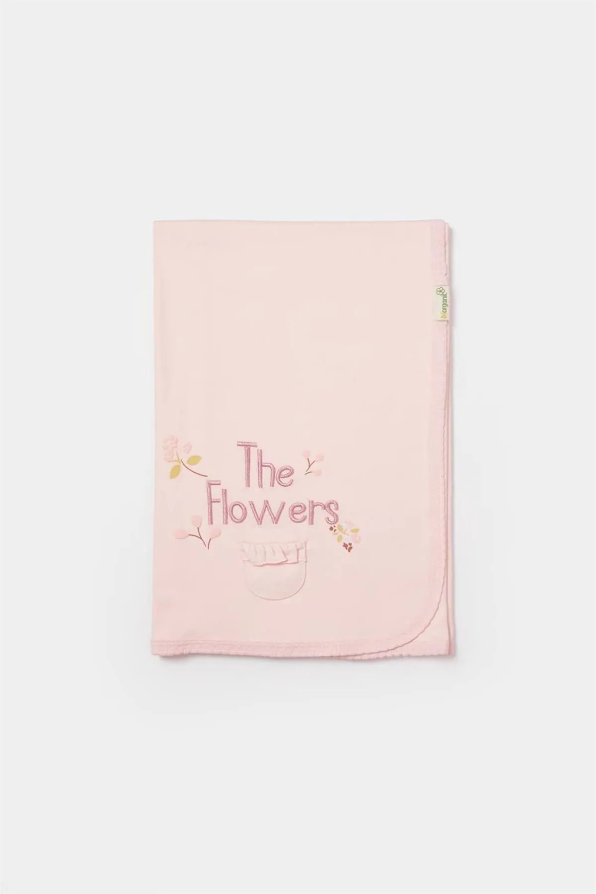 Bibaby-Biorganic The Flowers Baby Blanket 85x90 cm