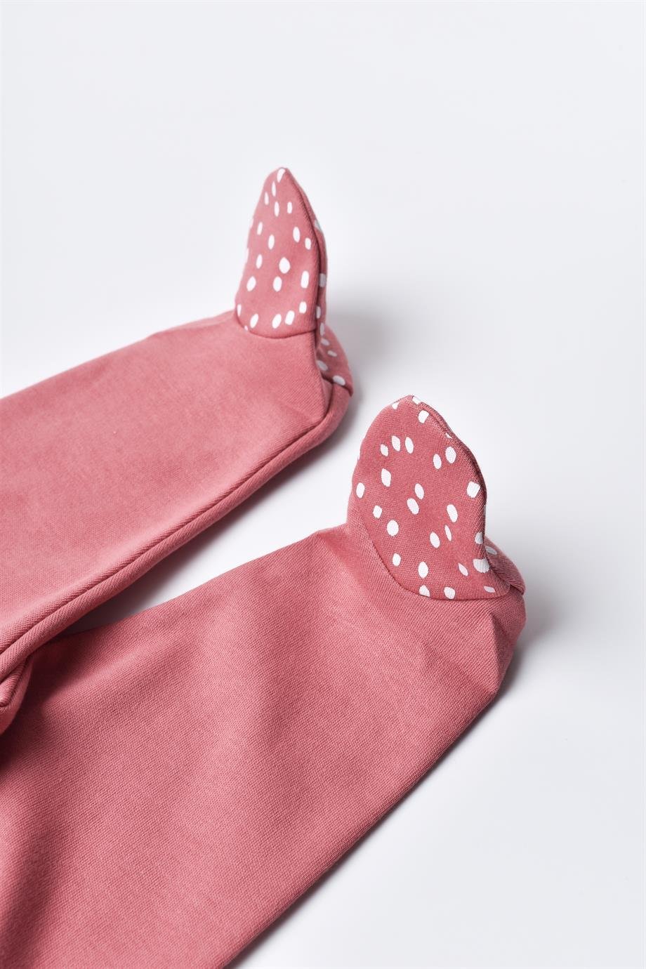 Bibaby-Biorganic Little Love Footed Trousers (Rose Dry)