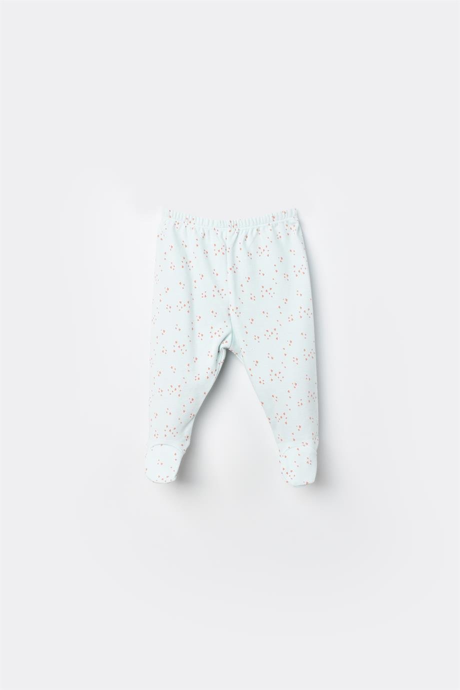 Bibaby-Biorganic Pretty Ears Bunny Footed Trousers (Mint Green)