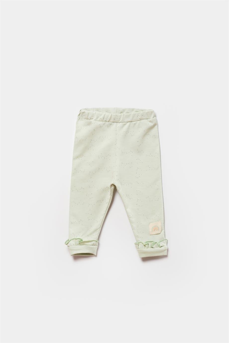 Bibaby-Biorganic Tiny Birds Footless Trouser (Green)