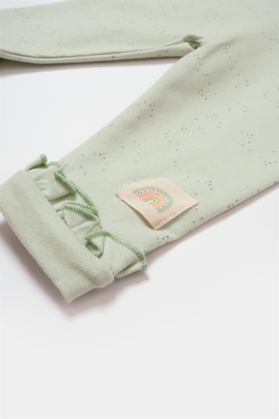 Bibaby-Biorganic Tiny Birds Footless Trouser (Green)