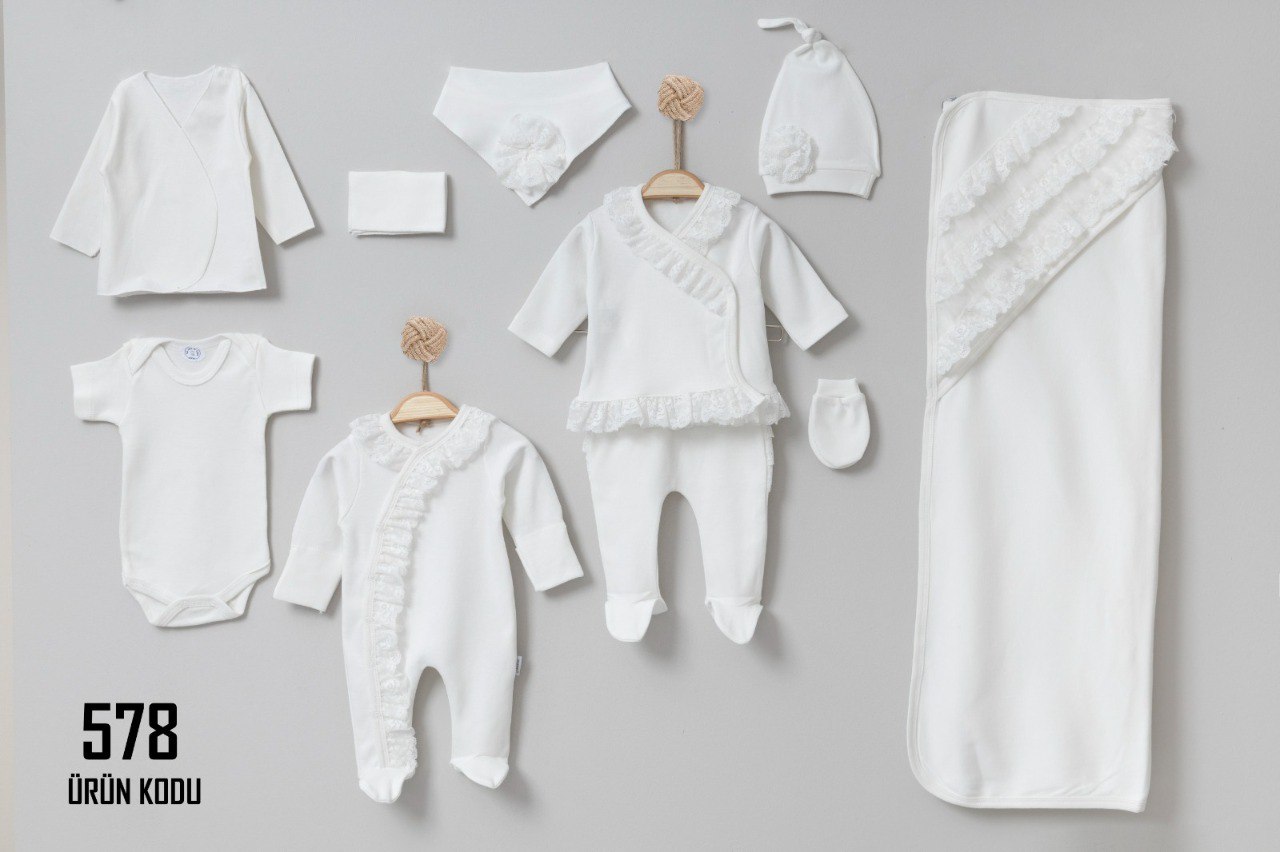 ZIPIR 10-Piece Newborn Hospital Set