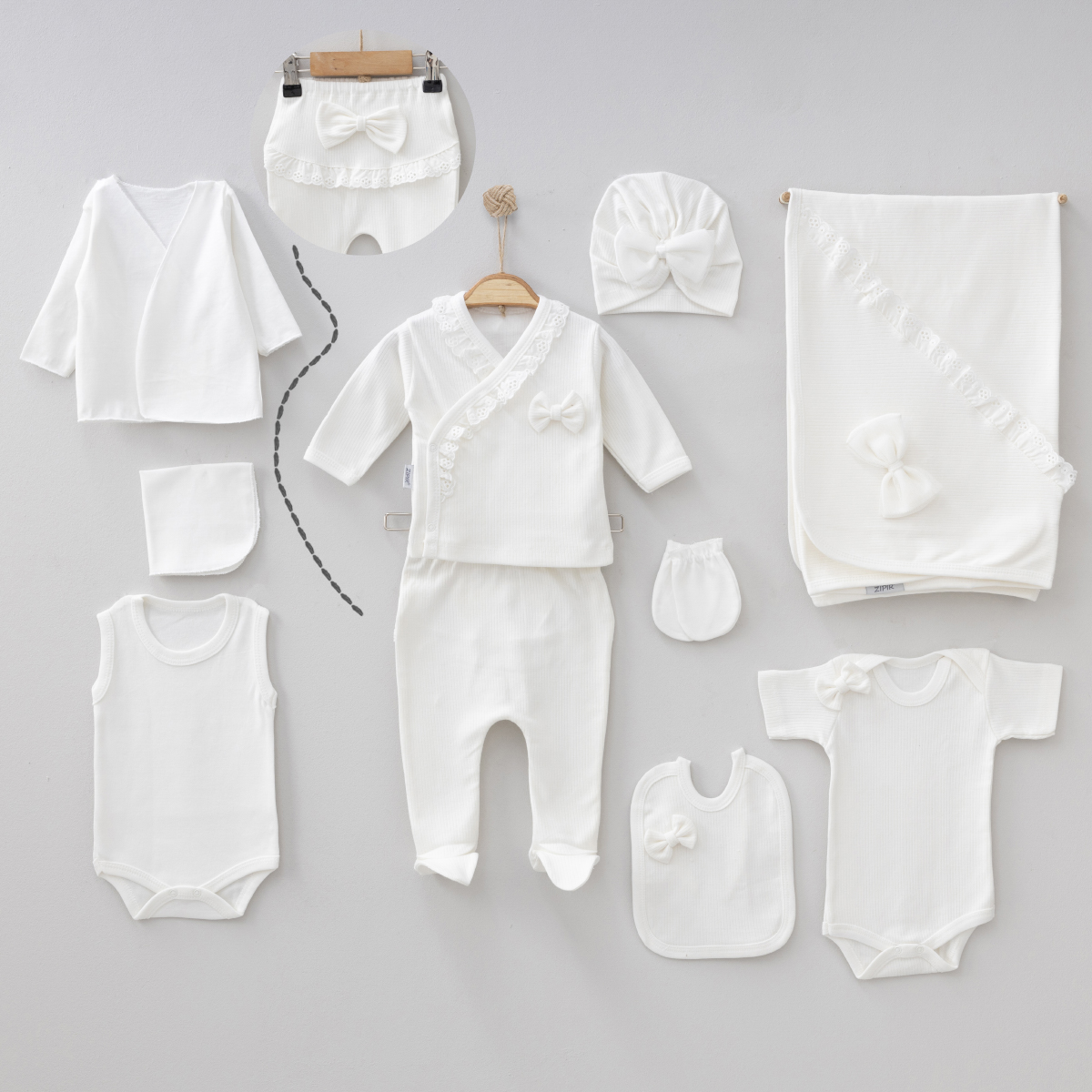 ZIPIR 10-Piece Newborn Hospital Set