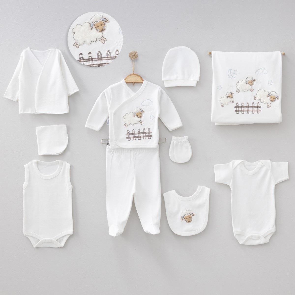 ZIPIR 10-Piece Newborn Hospital Set