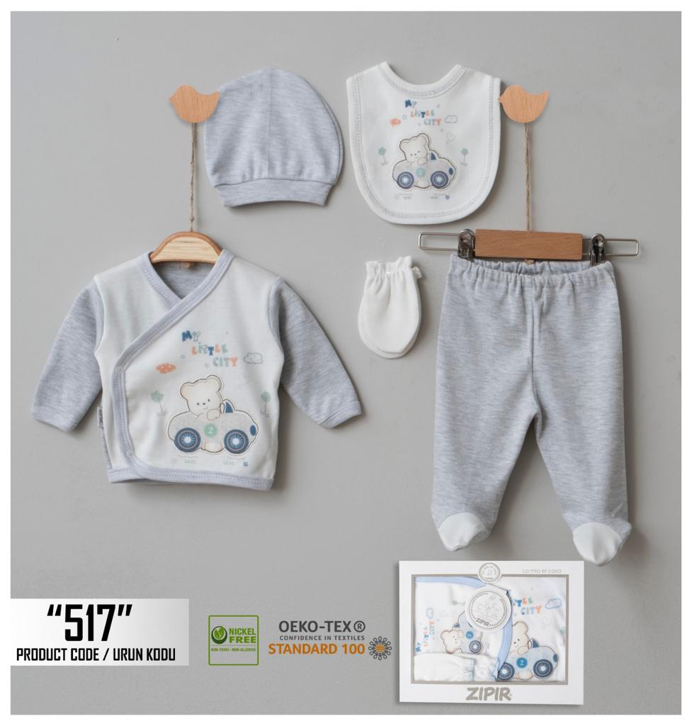  ZIPIR 5-Piece Newborn Hospital Set