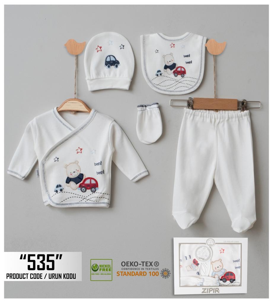  ZIPIR 5-Piece Newborn Hospital Set